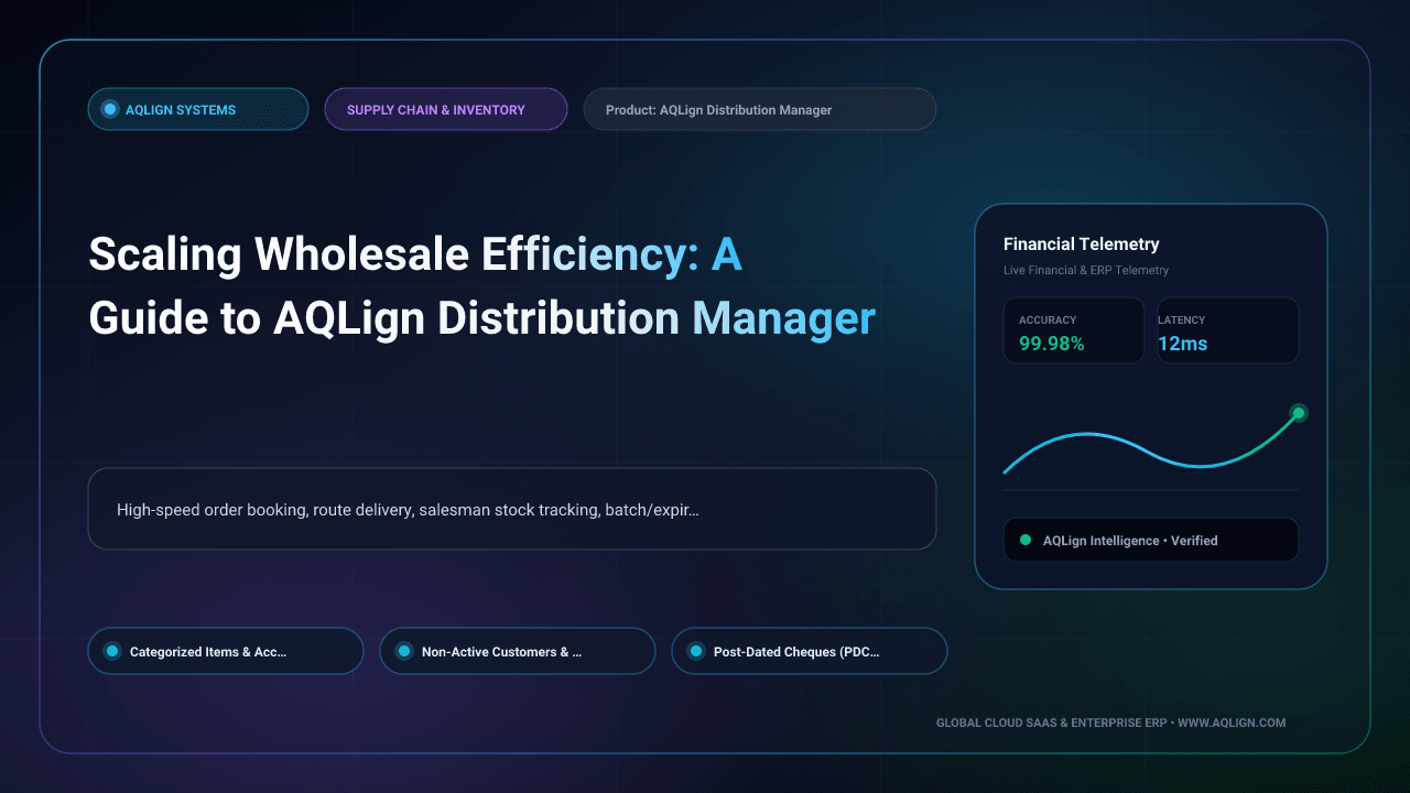 Scaling Wholesale Efficiency: A Guide to AQLign Distribution Manager